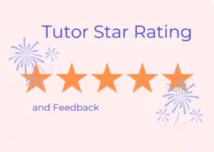 tutor feedback and star rating system