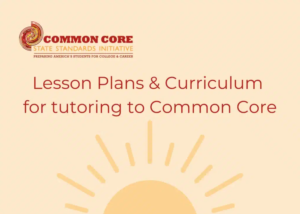 common core curriculum for tutors