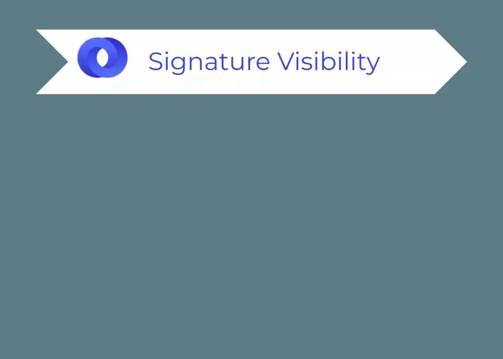 digital session confirmation visibility
