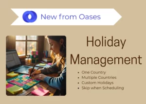 manage holidays when tutoring