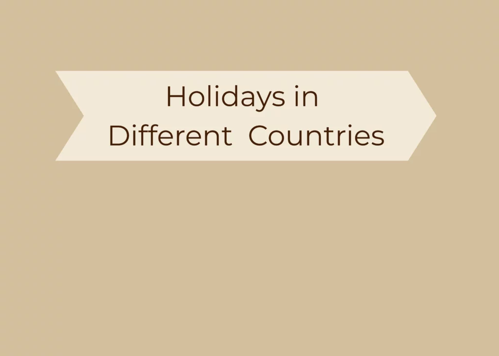 tutoring holiday management for students and tutors in different countries