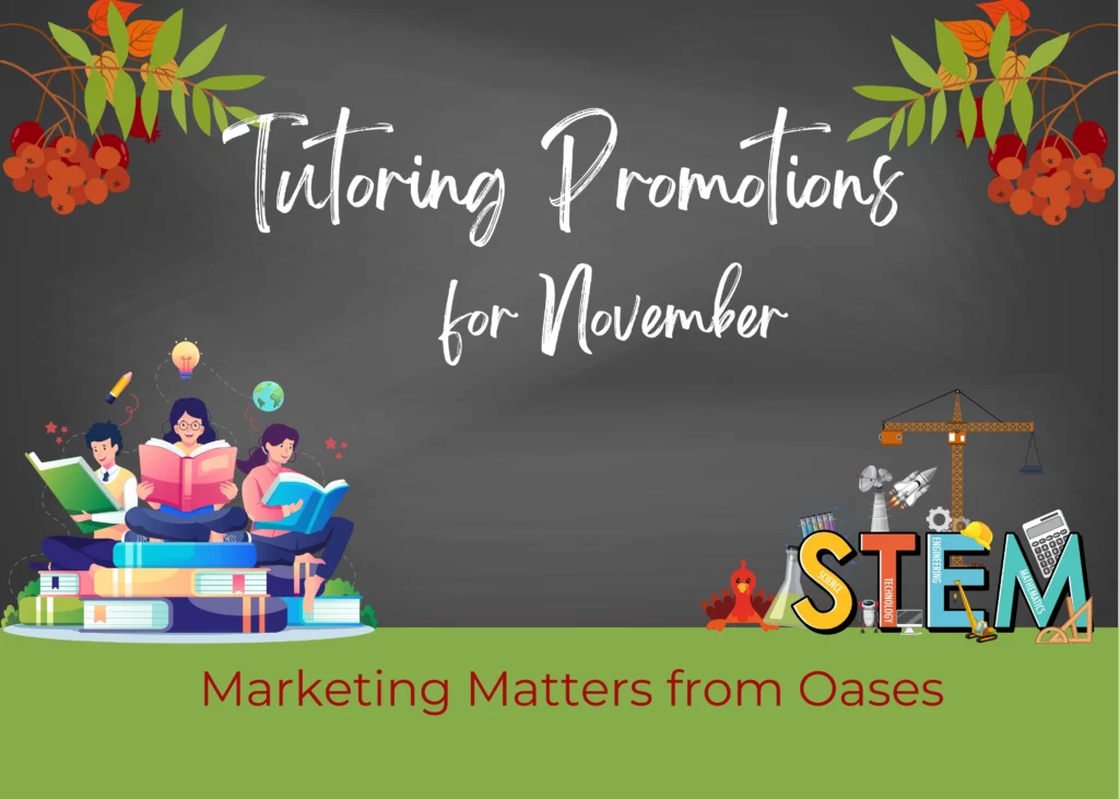 Tutoring Promotions for November