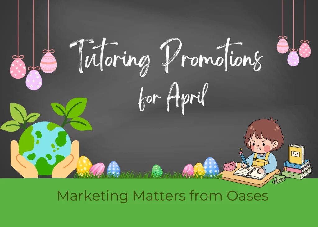 tutoring promotions for april, how to sell tutoring services
